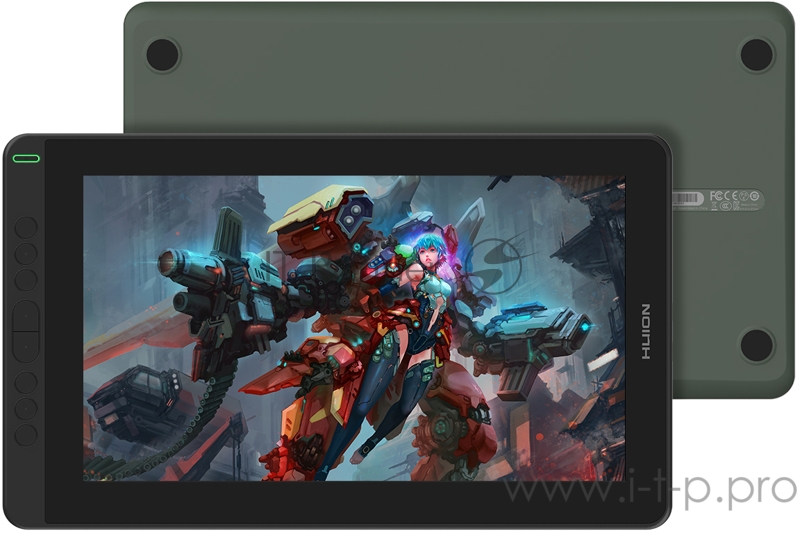 Интерактивный дисплей Сенсорный монитор Huion KAMVAS 13 Midnight Green