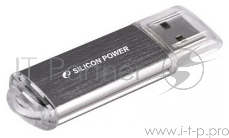 Накопитель USB flash 32ГБ Silicon Power ULTIMA II SP032GBUF2M01V1S, серебр. (USB2.0)