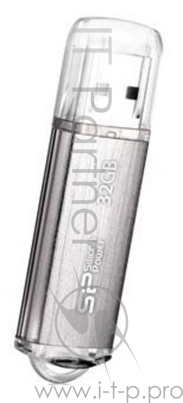 Накопитель USB flash 32ГБ Silicon Power ULTIMA II SP032GBUF2M01V1S, серебр. (USB2.0)