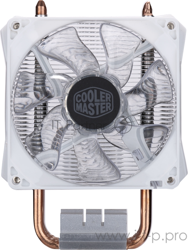 Кулер Cooler Master Hyper H410R White Edition, 600-2000 RPM, 100W, 4-pin, Full Socket Support