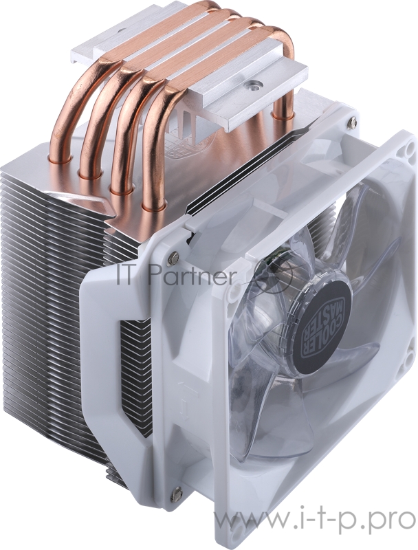 Кулер Cooler Master Hyper H410R White Edition, 600-2000 RPM, 100W, 4-pin, Full Socket Support