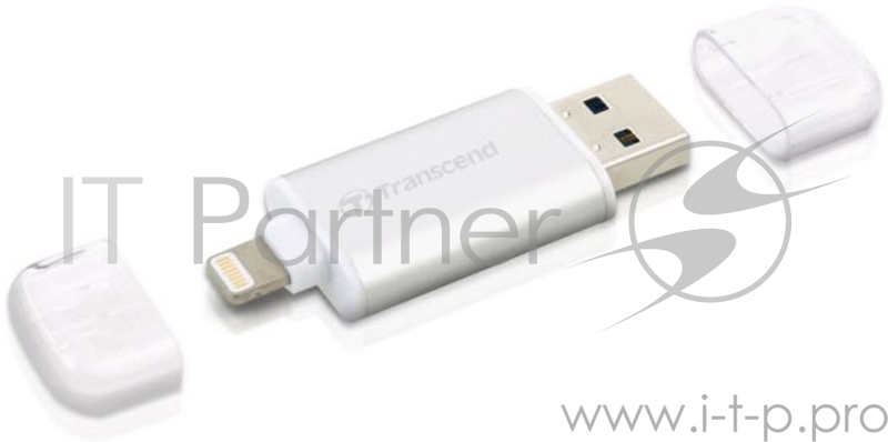 Накопитель USB flash 32ГБ Transcend JetDrive Go 300S TS32GJDG300S, серебр. (USB3.1)