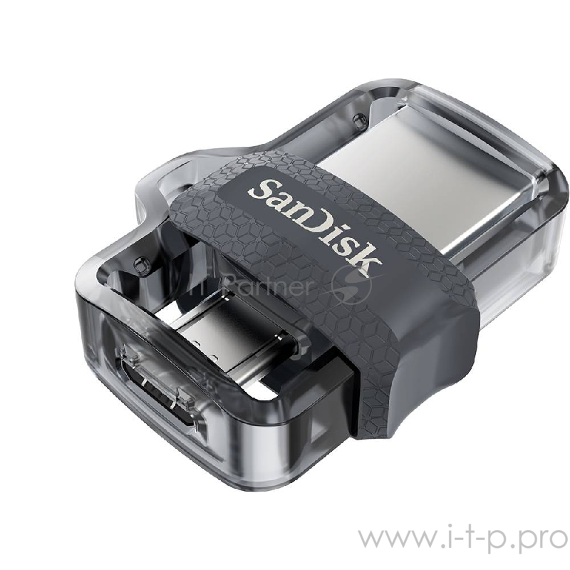 Накопитель USB flash 32ГБ SanDisk Dual Drive m3.0 OTG, черный (USB3.0)