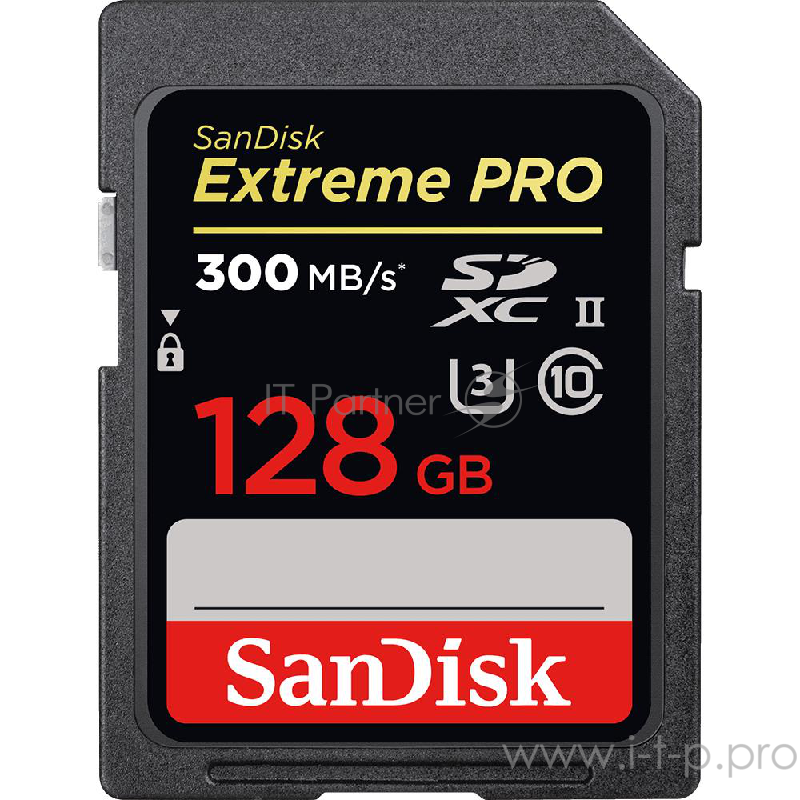 Карта памяти 128Gb SanDisk Extreme Pro SDXC Class 10 (SDSDXPK-128G-GN4IN)