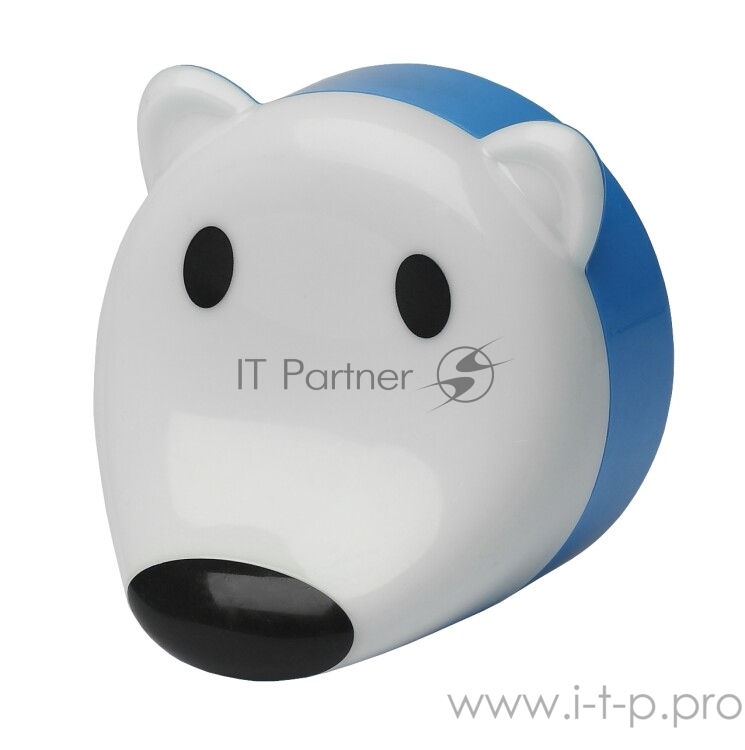 Светильник NN-603-LS-W ночник Мишка от сети с сенсором бел. ЭРА Б0019095