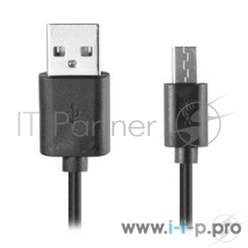 Кабель Ginzzu Кабель microUSB / USB, 1,0 м, черный (GC-401B)