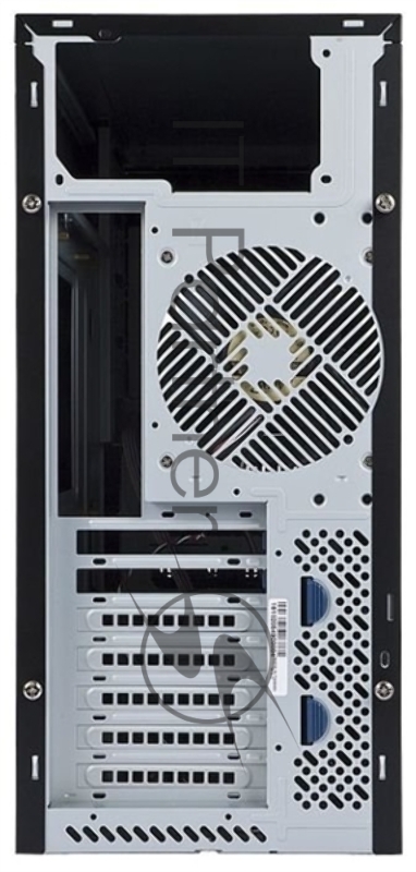 Midi Tower InWin PE689 Black USB3.0*2+A(HD)+fron fan 120mm*1+rear fan 120mm*1+ 2*2SATA+1*1SATA+Intrusion Switch/ holes for SL20” ATX RACKMOUNT*(без блока питания)