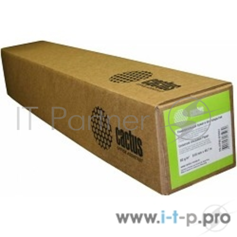 Бумага CACTUS Eco CS-LFP80-610457E Бумага 610мм-45м/80г/м2 универсальная втулка:50.8мм (2)