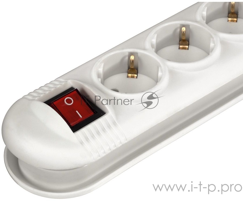 Сетевой удлинитель Hama H-108853 1.4м (6 розеток) белый