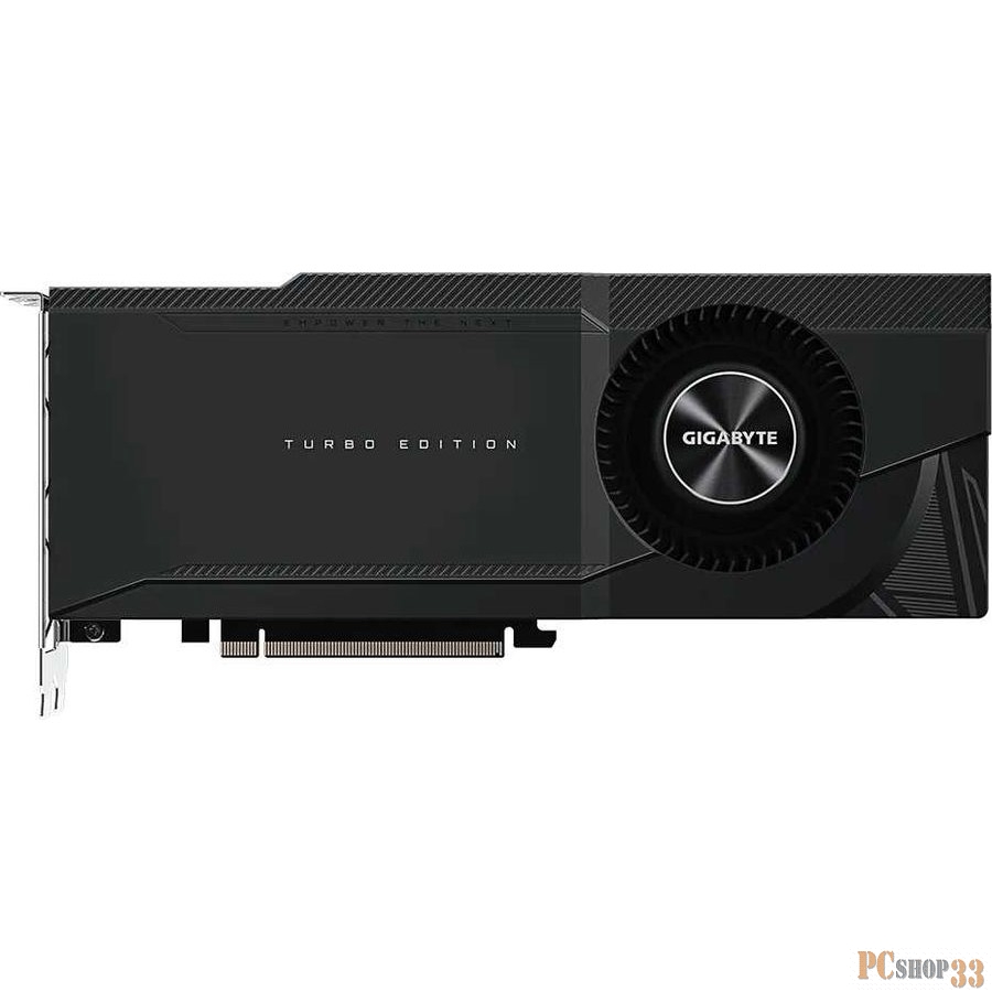 Видеокарта Gigabyte PCI-E nVidia GeForce RTX 3080 10Gb (320bit/GDDR6X/HDMIx2/DPx2/HDCP Ret) (GV-N3080TURBO-10GD)