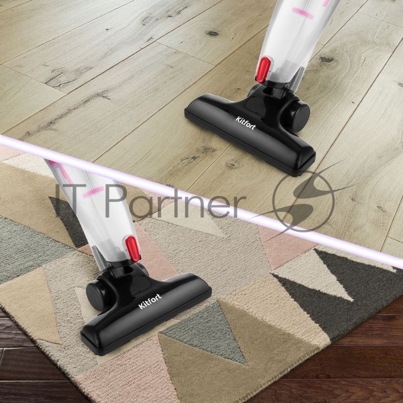 Пылесос ручной Kitfort KT-597-1 600Вт черный/красный