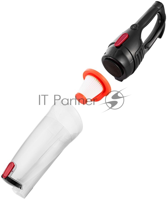 Пылесос ручной Kitfort KT-597-1 600Вт черный/красный