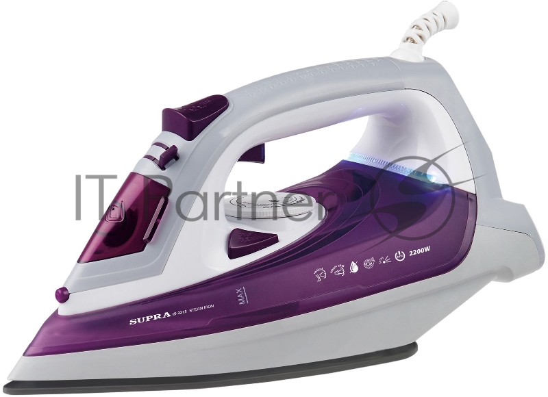 Утюг Supra IS-2215 2200Вт фиолетовый/белый