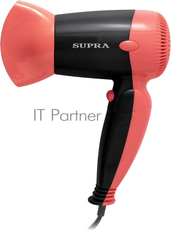 Фен Supra PHS-1404S 1400Вт черный/красный