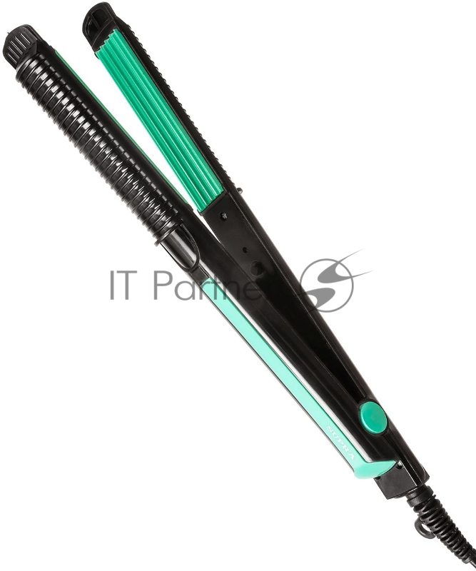 Щипцы Supra HSS-1230G 40Вт макс.темп.:200С покрытие:керамическое черный/бирюзовый