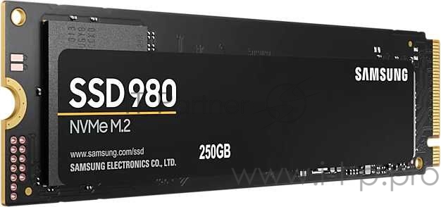 SSD M.2 (PCI-E NVMe) 250 Gb Samsung 980 (R2900/W1300MB/s) (MZ-V8V250BW)