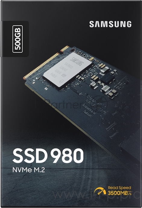 SSD M.2 (PCI-E NVMe) 500 Gb Samsung 980 (R3100/W2600MB/s) (MZ-V8V500BW)