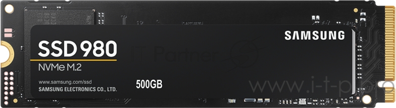 SSD M.2 (PCI-E NVMe) 500 Gb Samsung 980 (R3100/W2600MB/s) (MZ-V8V500BW)