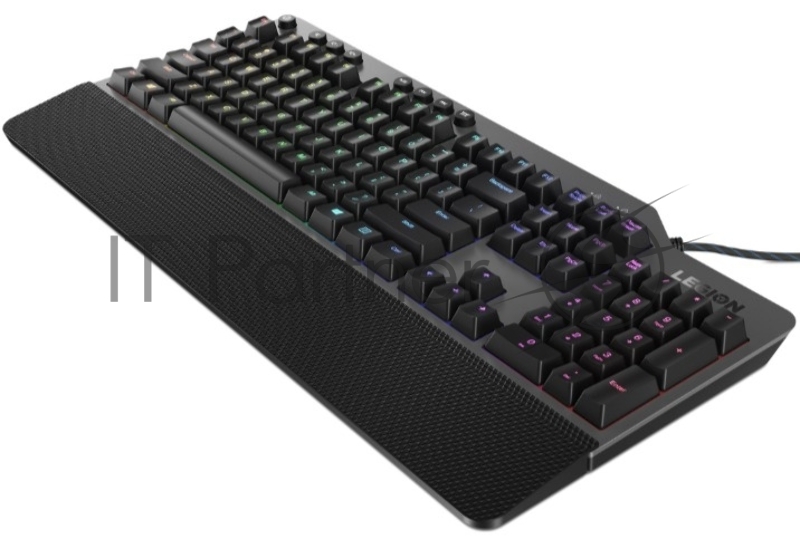 Клавиатура Lenovo Legion K500 RGB механическая черный USB Multimedia for gamer LED (подставка для запястий)