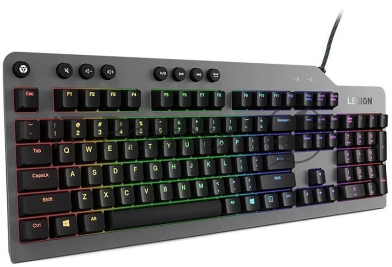 Клавиатура Lenovo Legion K500 RGB механическая черный USB Multimedia for gamer LED (подставка для запястий)