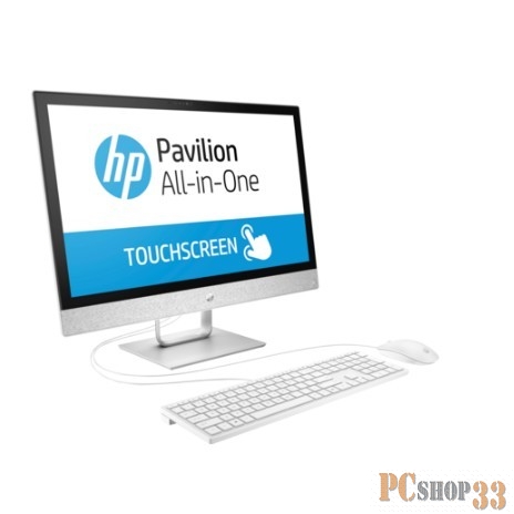 Моноблок HP Pavilion 24-r119ur 4GK69EA (Core i7 8700T-2.40ГГц, 8ГБ, 16ГБ+1ТБ, UHDG, LAN, WiFi, BT, WebCam, 23.8 1920x1080, W10 H) + клавиатура + мышь