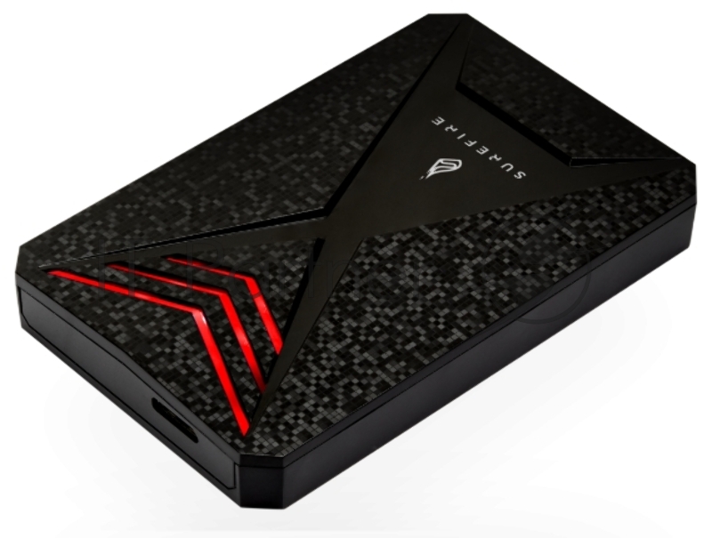 Verbatim portable ssd SUREFIRE GX3 Gaming SSD USB 3.2 Gen 1 512GB Black