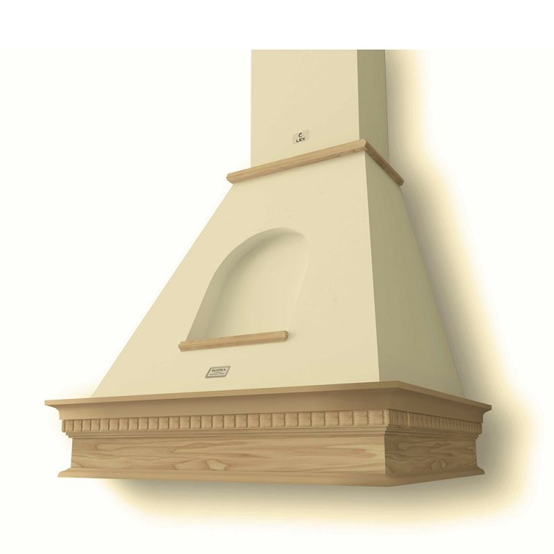 Вытяжка каминная Lex ANCONA 900 cлоновая кость/бук неокрашенный управление: ползунковое (1 мотор)