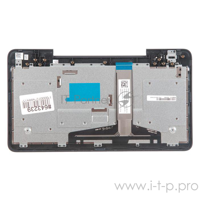 клавиатура для ноутбука Asus T90CHI-3B с топкейсом, темно синяя панель, черные кнопки