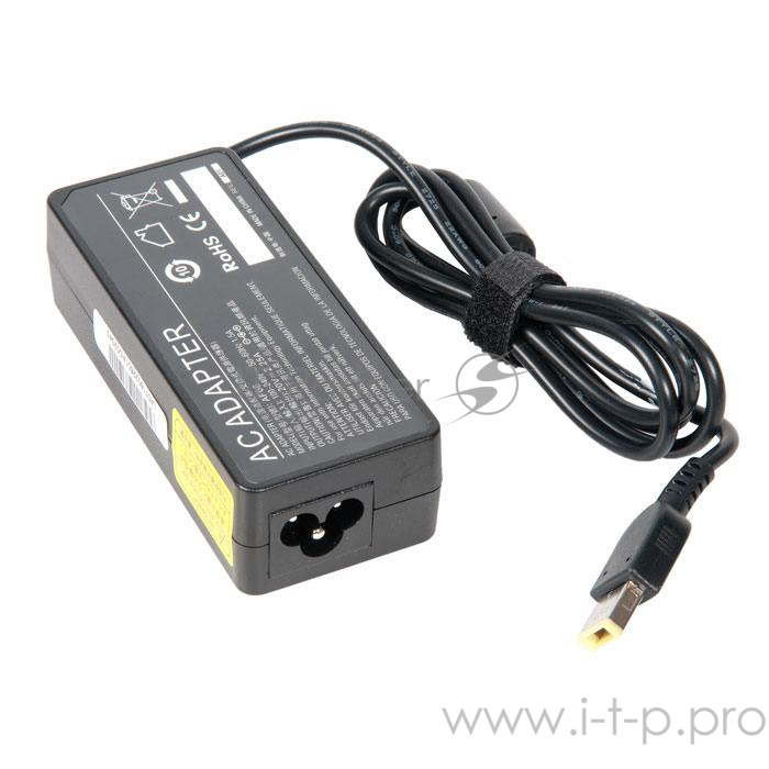 Блок питания для Lenovo 20V 2.25A 45W, прямоугольный, OEM