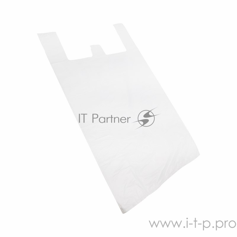 Пакет майка ПНД 28+16*50, 13мкм белая (100шт./уп)