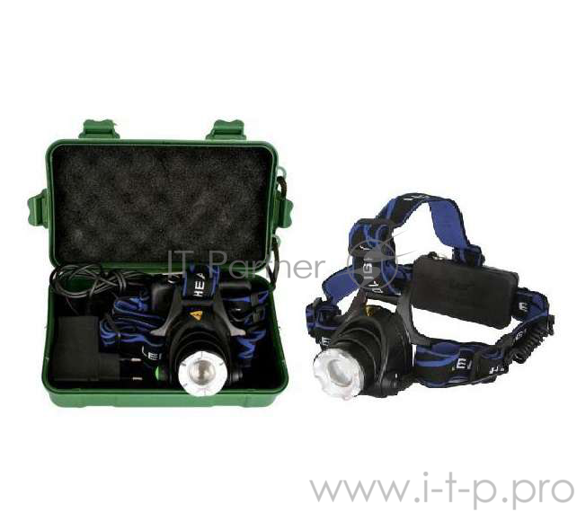 Ultraflash Фонари Ultraflash E150 (фонарь налобн аккум 220В, черный, CREE 3 Ватт, фокус, 2 ак 3 реж, пласт, бокс)