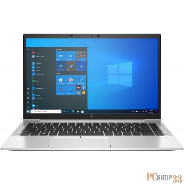 Ноутбук HP EliteBook 840 G8 Intel Core i5-1135G7 2.4GHz,14 FHD (1920x1080) IPS 1000cd Sure View Reflect IR ALS AG,8Gb DDR4-3200MHz(1),256Gb SSD NVMe,Al Case,53Wh,FPS,Kbd Backlit+SR,1.32kg,Silver,3yw,W
