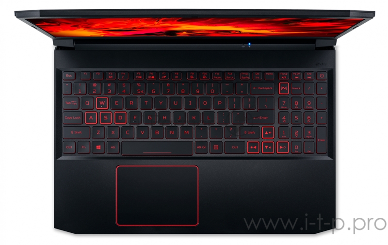 Ноутбук Acer Nitro 5 AN515-55-59KU Core i5 10300H/16Gb/SSD512Gb/NVIDIA GeForce GTX 1660 Ti 6Gb/15.6/IPS/FHD (1920x1080)/Windows 10 Home/black/WiFi/BT/Cam