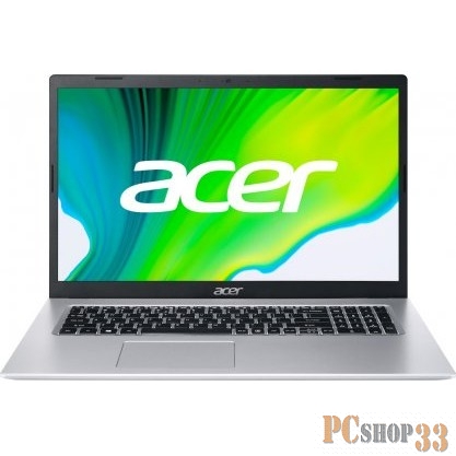 Ноутбук Acer Aspire 5 A517-52-51DR Core i5 1135G7/8Gb/SSD256Gb/Intel Iris Xe graphics/17.3/IPS/FHD (1920x1080)/Windows 10 Professional/silver/WiFi/BT/Cam