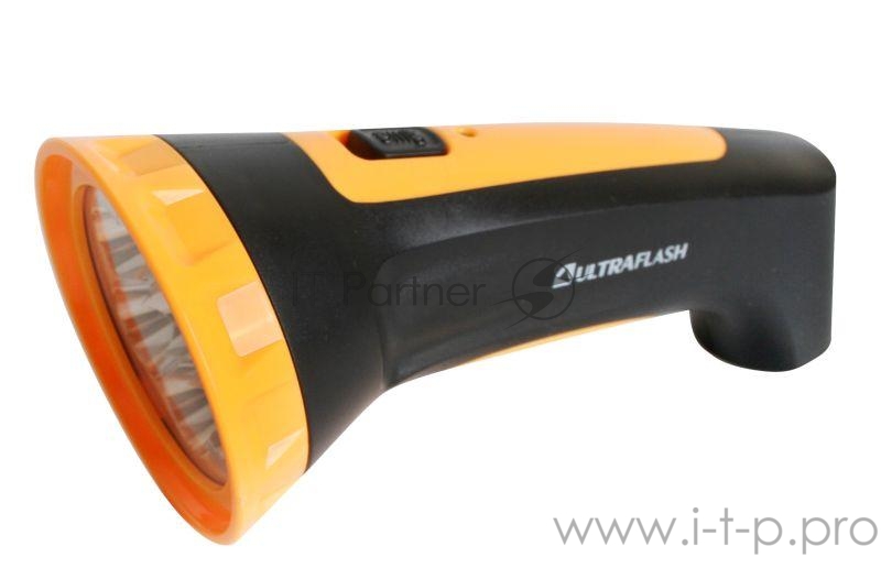 Ultraflash Фонари Ultraflash LED3807M (фонарь аккум 220В, черный/желтый, 7 LED, 2 режима, SLA, пластик, коробка)