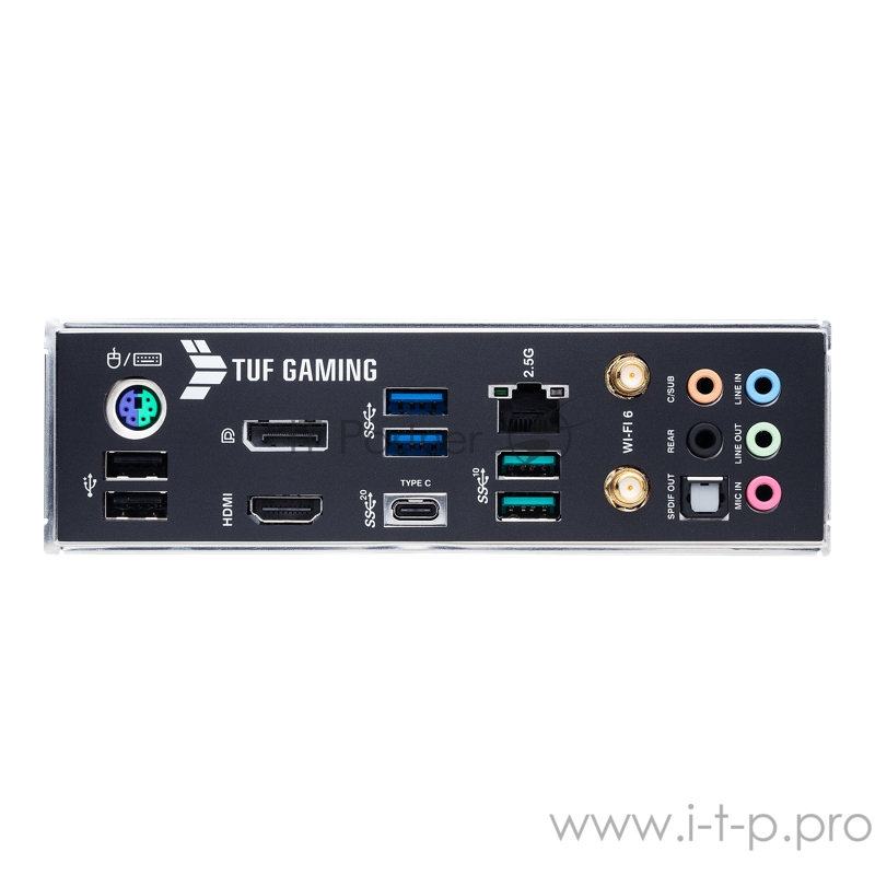 Материнская плата ASUS TUF GAMING Z590-PLUS WIFI, LGA1200, Z590, 4*DDR4, DP+HDMI, CrossFireX, SATA3 + RAID, Audio, Gb LAN, USB 3.2*8, USB 2.0*2, COM*1 header (w/o cable), ATX 90MB16C0-M0EAY0