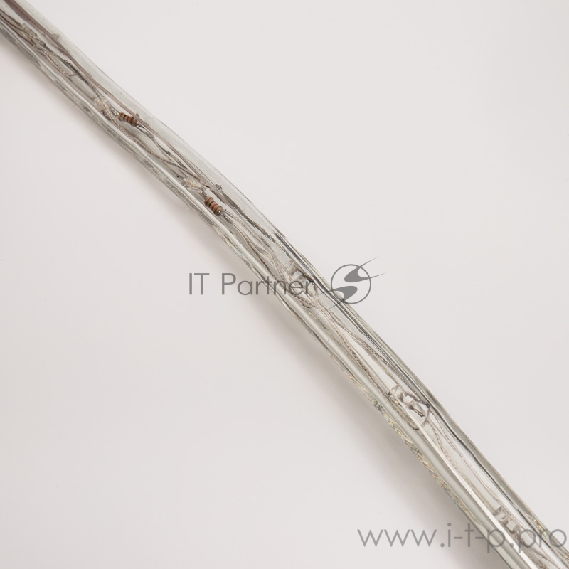 Дюралайт LED, свечение с динамикой (3W) - зеленый, 24 LED/м, бухта 100м