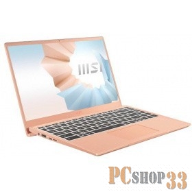 Ноутбук MSI Modern 14 B11MO-265RU 14 FHD 60Hz, Intel Core i5-1135G7, 8Gb, 512Gb SSD, no ODD, Win10, бежевый