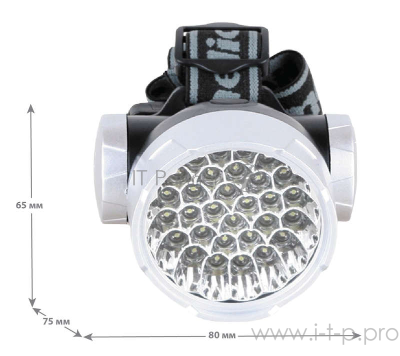 Camelion Фонари Camelion LED5325-30Mx (фонарь налобн, металлик 30 ультра ярк LED, 4 реж, 3XR6 в компл, пласт