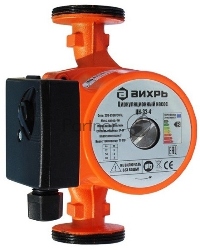 Насос циркуляционный циркуляционный Вихрь Ц-32/4 Стандарт 72Вт 3000л/час