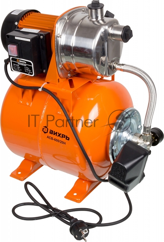 Насосная станция напорный Вихрь АСВ-600/20Н 600Вт 3300л/час
