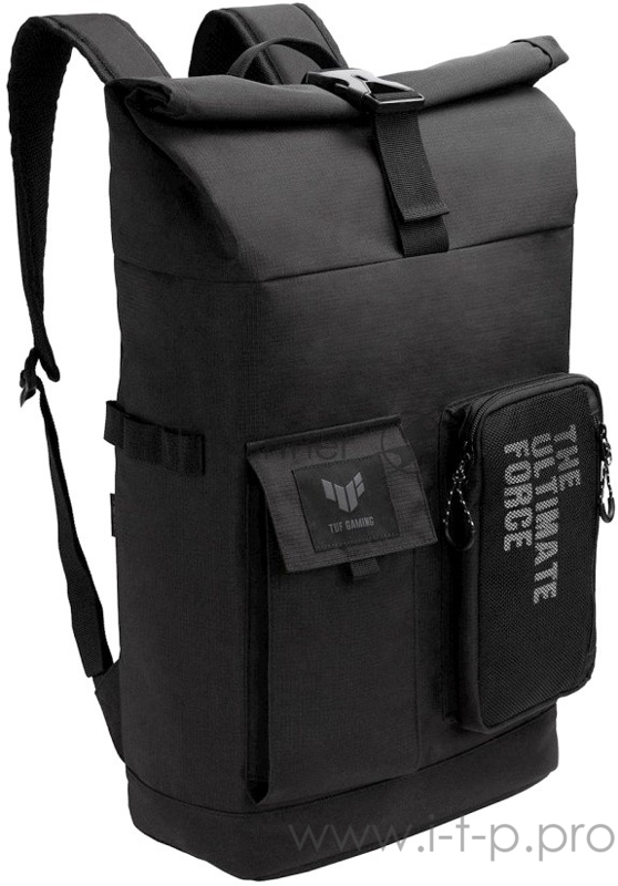 Рюкзак для ноутбука ASUS VP4700 TUF Gaming BACKPACK 15-17 макс.Полиэстер, полиуретан.Кол внутр отделений -2.Кол внешних отд-2. Черный.