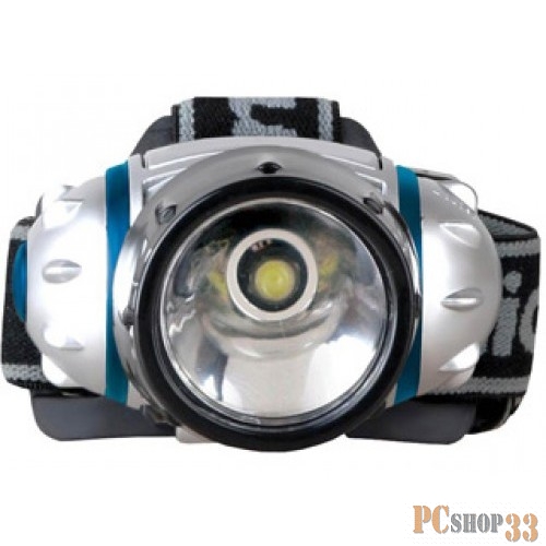 Camelion Фонари Camelion LED5315-1WF3 (фонарь налобн, металлик, 1LED 1 Ватт, 3 реж, 3XR03 в компл, пласт, блист)