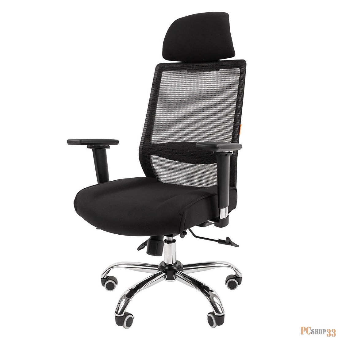 Офисное кресло Chairman 555 Россия LUX TW черный