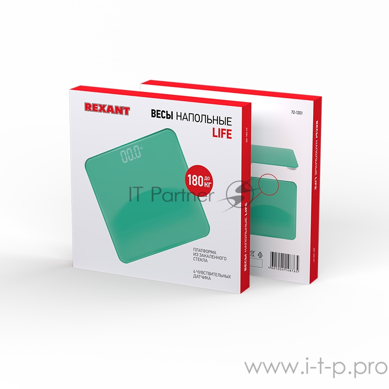 Весы напольные электронные до 180 кг, с цифровым дисплеем Life REXANT
