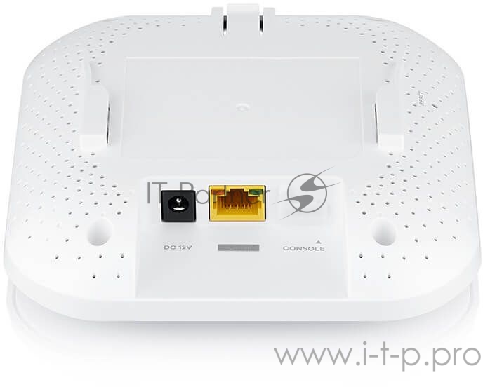 Гибридная точка доступа Zyxel NebulaFlex NWA1123ACv3, Wave 2, 802.11a/b/g/n/ac (2,4 и 5 ГГц), MU-MIMO, антенны 2x2, до 300+866 Мбит/с, 1xLAN GE, защита от 4G/5G, PoE, БП в комплекте