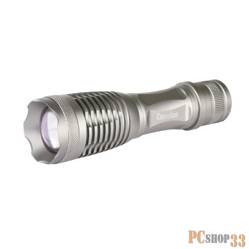 Camelion Фонари Camelion LED5137 (фонарь, титан, LED XML-T6, ZOOM, 5 реж 3XLR03 в компл., алюм., откр. блистер)