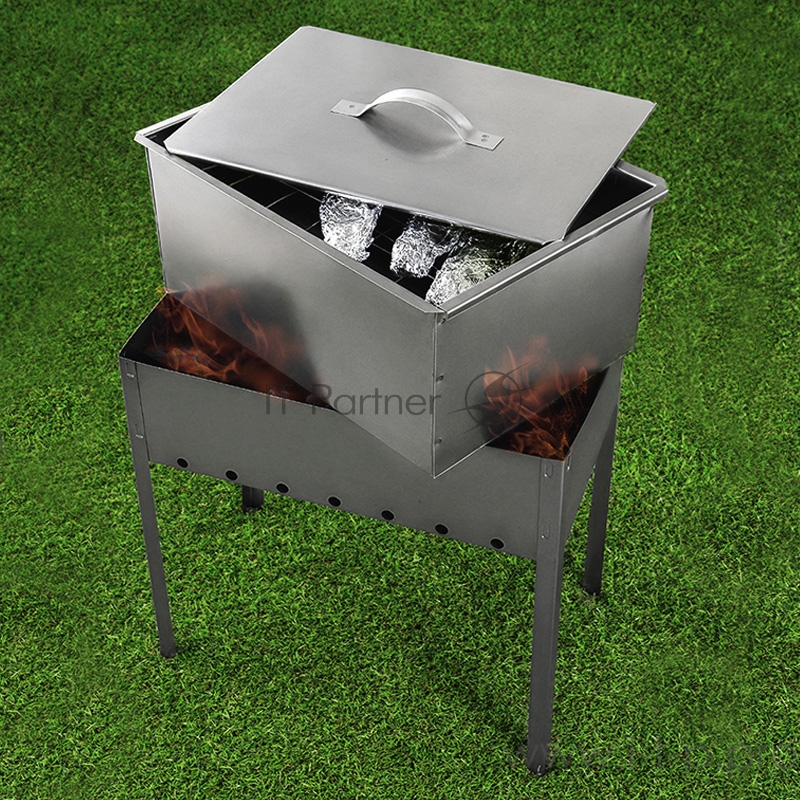 Коптильня Гурман-2 двухуровневая в гофрокартонной коробке СОКОЛ