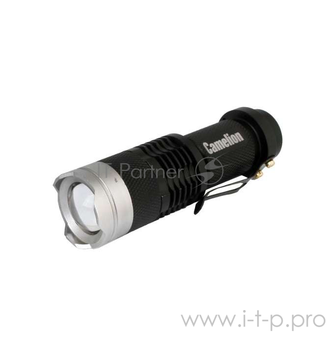 Camelion Фонари Camelion LED5135 (фонарь, черный, LED XPE, ZOOM, 3 реж 1XLR6 в компл., алюм.,откр. блистер)