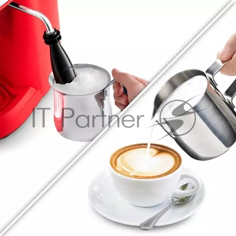 Кофеварка капельная Kitfort КТ-760-1 800Вт красный/черный